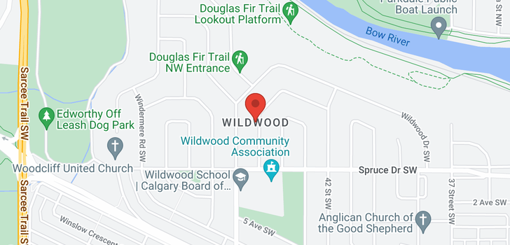 map of 3 45 ST SW